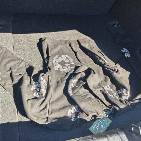 Denim Tears Cashmere Swarovski Cotton Wreath Zip Hoodie - Picture 3 of 4